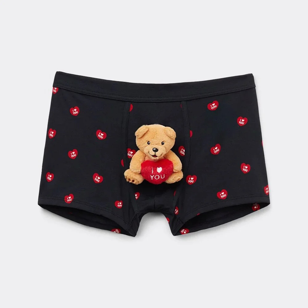 Intimissimi I Love You Plush Toy Superior Cotton Boxers